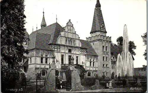 42896 - Deutschland - Bernburg , Kurhaus - gelaufen 1925