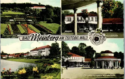 42924 - Deutschland - Bad Meinberg , Teutoburgerwald , Wandelhalle , Berggarten , Partie am See - gelaufen 1963