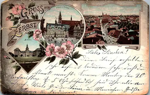 42934 - Deutschland - Zerbst , Gruss aus - gelaufen 1897