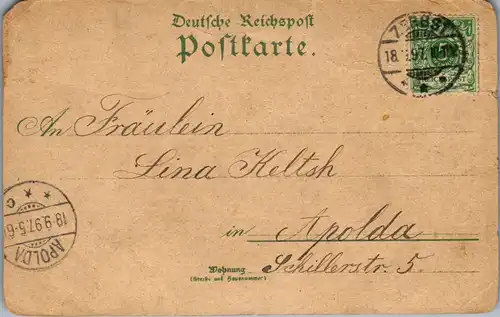 42934 - Deutschland - Zerbst , Gruss aus - gelaufen 1897