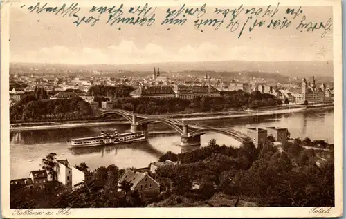 42943 - Deutschland - Coblenz , Koblenz am Rhein , Total - gelaufen 1929