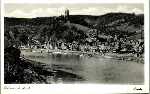 42945 - Deutschland - Cochem , Mosel , Panorama - nicht gelaufen