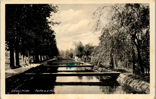 42956 - Deutschland - Calbe Milde , Partie a. d. Milde - gelaufen 1947