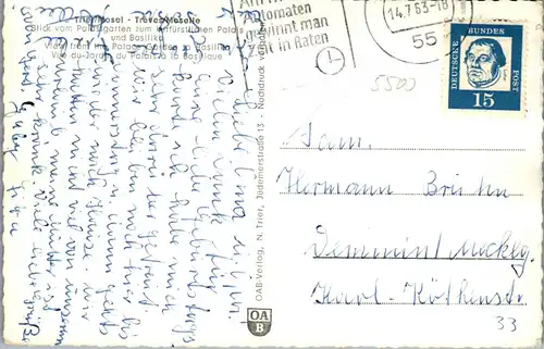 42968 - Deutschland - Trier , Mosel , Treves Moselle - gelaufen 1963