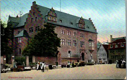 42978 - Deutschland - Giessen , Altes Schloss - gelaufen 1911