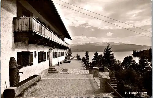 42988 - Deutschland - Urfeld , Walchensee , Jugendherberge Ernst Enzenberger , Karwendel Gebirge - gelaufen 1959