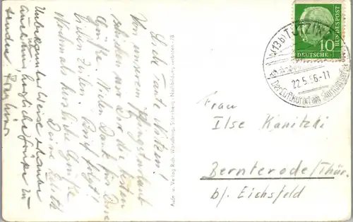 42989 - Deutschland - Tutzing , Starnbergersee , Starnberger See - gelaufen 1956