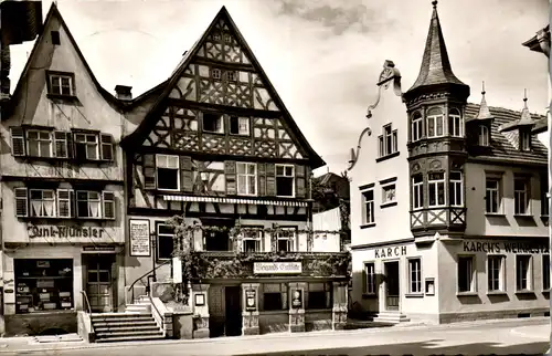 42997 - Deutschland - Bad Kissingen , Marktplatz - gelaufen 1955