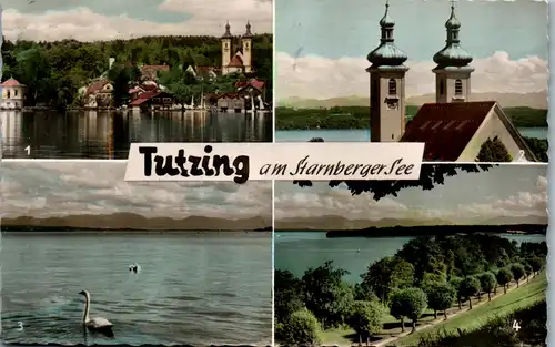 42999 - Deutschland - Tutzing , Starnbergersee , Starnberger See - gelaufen 1966