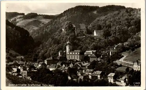 43011 - Deutschland - Gräfenthal , Thür. Wald , Panorama - nicht gelaufen