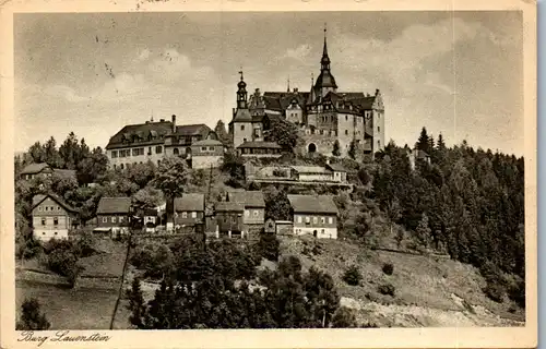 43014 - Deutschland - Lauenstein , Burg , Fränkisch Thüringsche Grenzwarte - gelaufen 1931