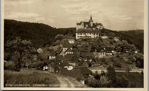 43033 - Deutschland - Lauenstein , Burg , Fränkisch Thüringsche Grenzwarte - gelaufen 1932