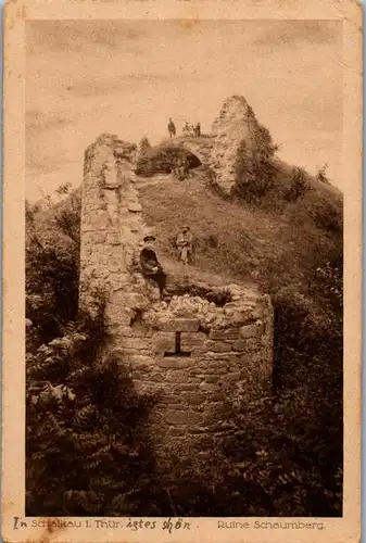 43042 - Deutschland - Schalkau , Ruine Schaumberg - gelaufen 1919