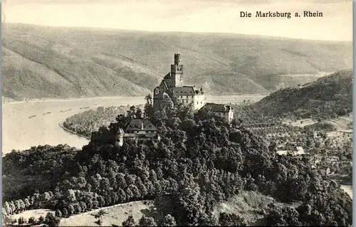 43072 - Deutschland - Braubach , Die Marksburg am Rhein - nicht gelaufen