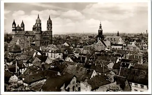 43075 - Deutschland - Worms , am Rhein , Panorama - nicht gelaufen