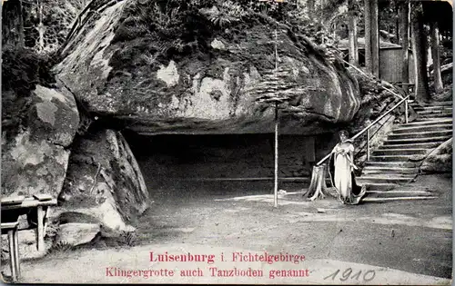 43093 - Deutschland - Luisenburg , Fichtelgebirge , Klingergrotte auch Tanzboden genannt - nicht gelaufen 1908