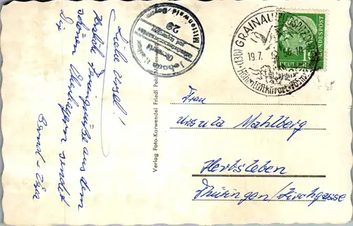 43133 - Deutschland - Mittenwald , Geigenbaumeister Johann Reiter , Schöpfer der Oktavgeige - gelaufen 1956