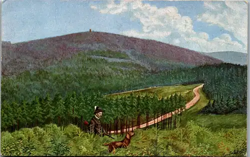 43135 - Deutschland - Mönchswalder Berg , Gruss , Feldpost - gelaufen