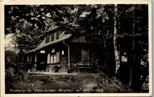 43143 - Deutschland - Kirchberg , Sachsen , Anton Günther Berghaus auf dem Borberg - gelaufen 1953