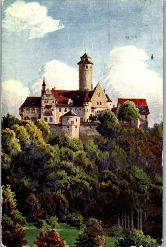 43156 - Künstlerkarte - Bamberg , Altenburg - gelaufen 1913