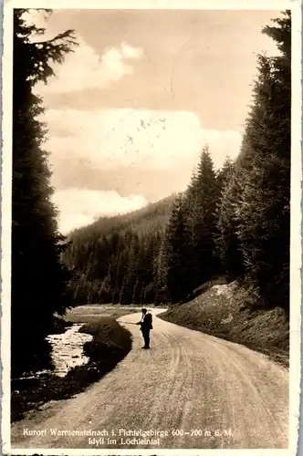 43160 - Deutschland - Warmensteinach , Fichtelgebirge , Idyll im Löchleintal - gelaufen 1939