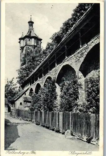 43169 - Deutschland - Rothenburg ob der Tauber , Klingenschütt - gelaufen 1933