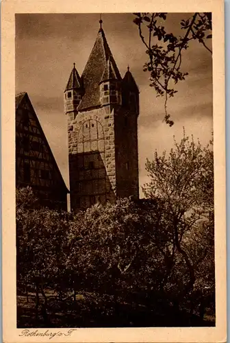 43171 - Deutschland - Rothenburg ob der Tauber , Stoeberleinsturm - nicht gelaufen