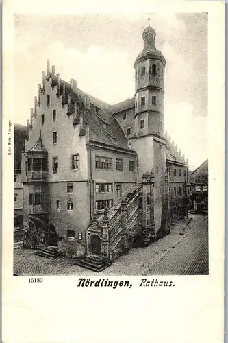 43178 - Deutschland - Nördlingen , Rathaus - nicht gelaufen