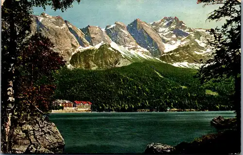 43185 - Deutschland - Eibsee , mit Zugspitze - nicht gelaufen