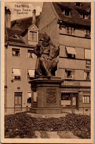 43192 - Deutschland - Nürnberg , Hans Sachs Denkmal - nicht gelaufen