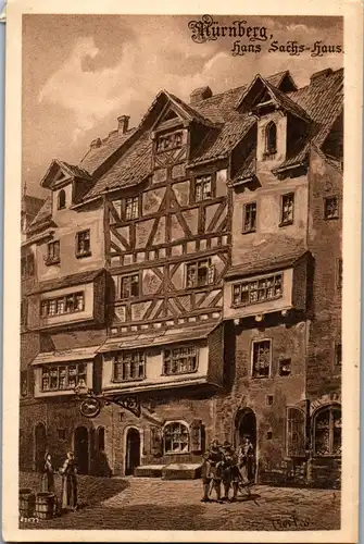 43193 - Deutschland - Nürnberg , Hans Sachs Haus - nicht gelaufen