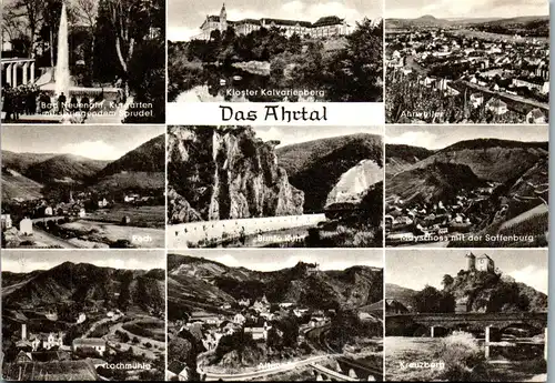 43223 - Deutschland - Ahrtal , Lochmühle , Rech , Bunte Kuh , Ahrweiler , Mehrbildkarte - gelaufen 1966