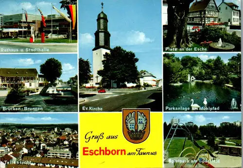 43243 - Deutschland - Eschborn , Am Taunus , Mehrbildkarte - gelaufen 1971