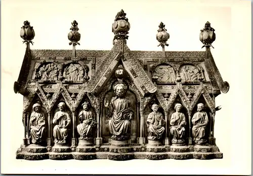 43250 - Deutschland - Marburg Lahn , Elisabethkirche , Elisabethschrein , Christusseite - nicht gelaufen