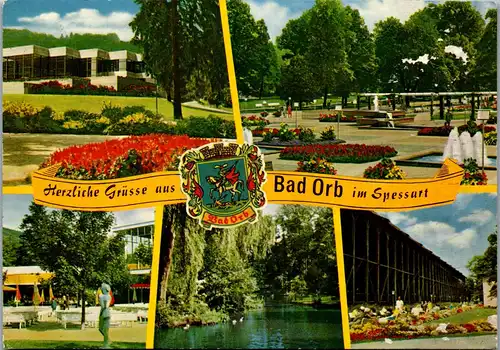 43255 - Deutschland - Bad Orb , Spessart , Mehrbildkarte - gelaufen 1972