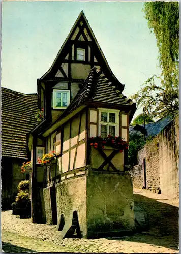 43263 - Deutschland - Bad Orb , Spessart , Kleinstes Haus - gelaufen 1961