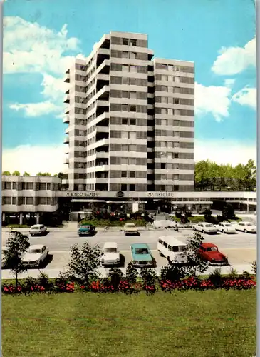 43269 - Deutschland - Eschborn , Taunus , Berliner Straße , Hotel Central - gelaufen 1970