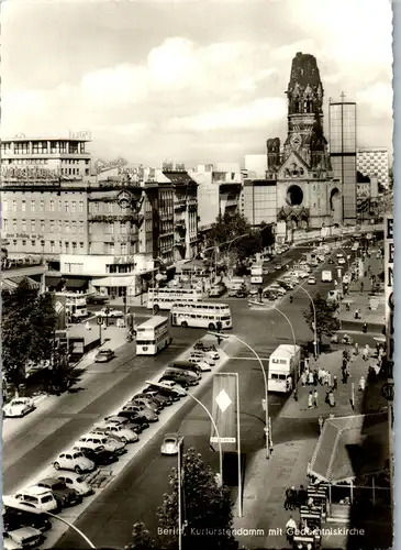 43299 - Deutschland - Berlin , Kurfürstendamm mit Gedächtniskirche - gelaufen 1966