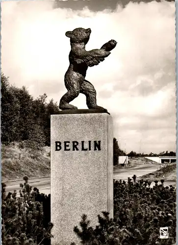 43308 - Deutschland - Berlin , Autobahn , Einfahrt , Zehlendorfer Kleeblatt - nicht gelaufen