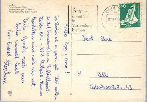 43309 - Deutschland - Berlin , Mehrbildkarte - gelaufen 1975
