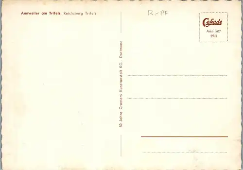 43320 - Deutschland - Annweiler , Trifels , Reichsburg Trifels - nicht gelaufen