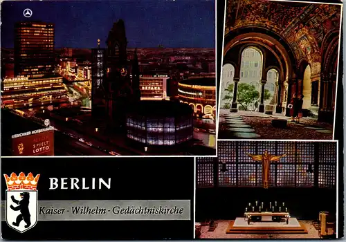 43323 - Deutschland - Berlin , Kaiser Wilhelm Gedächtniskirche - nicht gelaufen