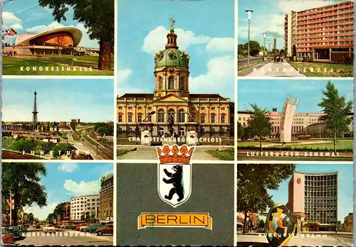 43345 - Deutschland - Berlin , Mehrbildkarte - gelaufen 1960