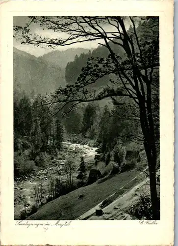 43351 - Deutschland - Murgtal , Partie am Bach - gelaufen 1936