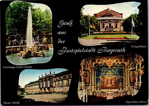 43362 - Deutschland - Bayreuth , Mehrbildkarte - nicht gelaufen