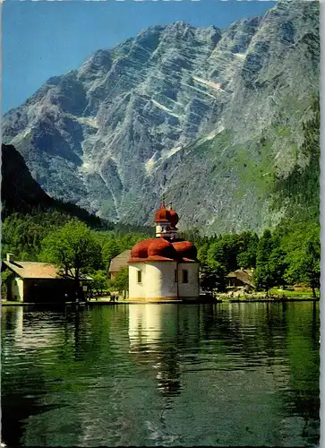 43373 - Deutschland - St. Bartholomä , Königsee mit Watzmann Ostwand - nicht gelaufen