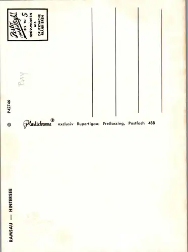 43374 - Deutschland - Ramsau , Hintersee - nicht gelaufen