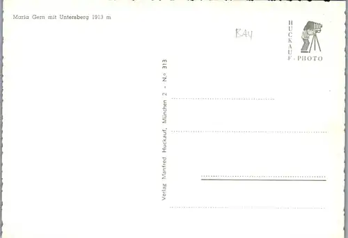 43384 - Deutschland - Maria Gern , Untersberg - nicht gelaufen