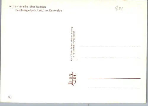 43388 - Deutschland - Ramsau , Alpenstraße , Reiteralpe - nicht gelaufen