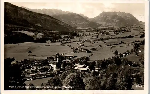 43401 - Deutschland - Reit im Winkl , Kaisergebirge , Panorama - gelaufen 1938